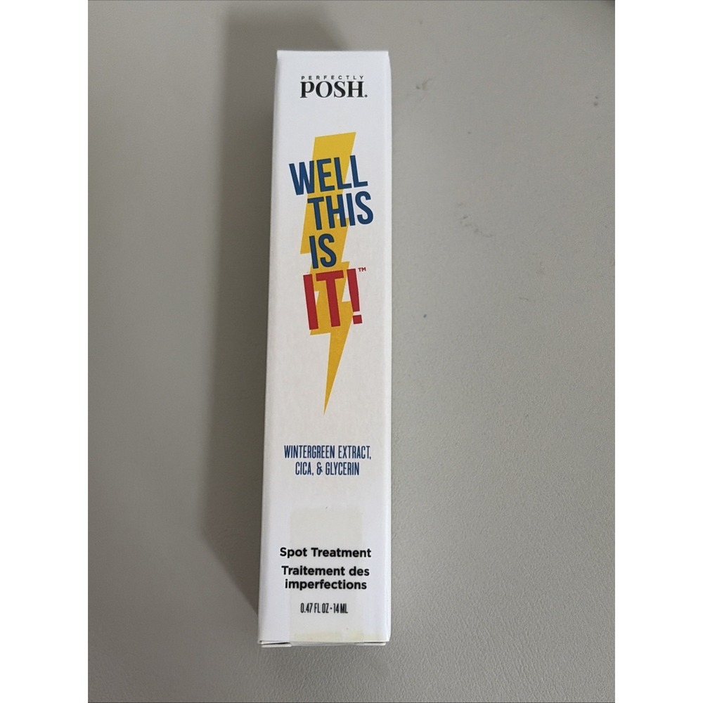 Perfectly Posh Well This Is It Spot Treatment Skin Imperfections 0.47oz 14mL NIB